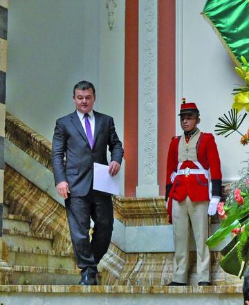 El presidente de los empresarios de Bolivia, Ronal Nostas.
