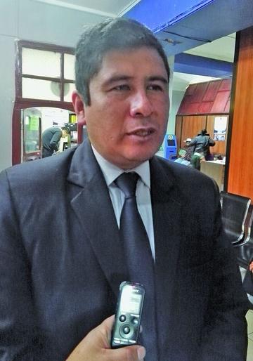 El fiscal Sergio Fajardo, en declaraciones a la prensa.