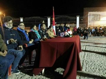 El alcalde dio la bienvenida a los delegados de la Unesco en un acto desarrollado en San Benito.