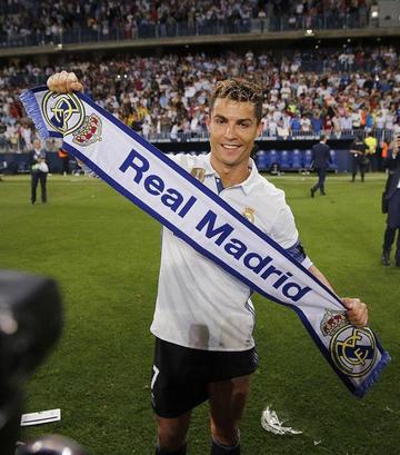 Cristiano Ronaldo festeja el triunfo.