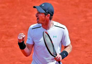 Murray avanza a cuartos en Francia