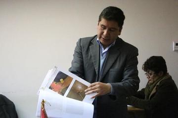 El fiscal Sergio Fajardo mostró las pruebas obtenidas.
