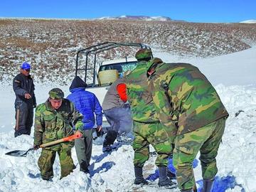 Está prohibido que arriben los turistas a la zona nevada