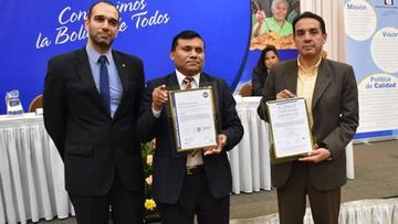 El SIN recibió certificación ISO de Gestión de Calidad