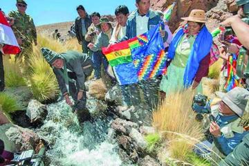 Bolivia califica de “artificial” la demanda chilena por el Silala