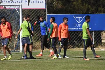Los aviadores, en el cierre de sus entrenamientos.