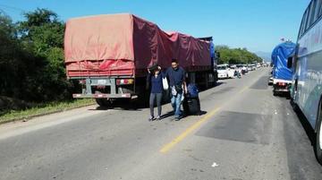 El Chaco es afectado por bloqueo de vías