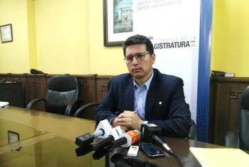 El presidente del Consejo de la Magistratura, Wilber Choque.