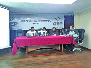El Tribunal Electoral Departamental consolidó el resultado final.