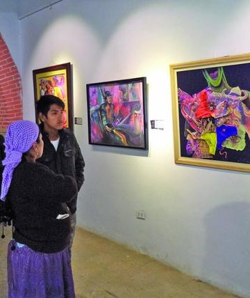 Las técnicas resaltan en la exposición.