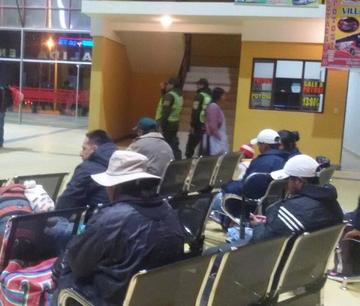 Los controles continúan en la terminal  de buses
