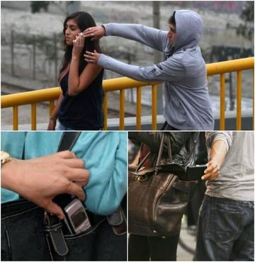 Una posible banda de ladrones  de celulares opera en las calles