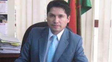 El juez Sexto Cautelar de La Paz, Fernando Rivadeneira.