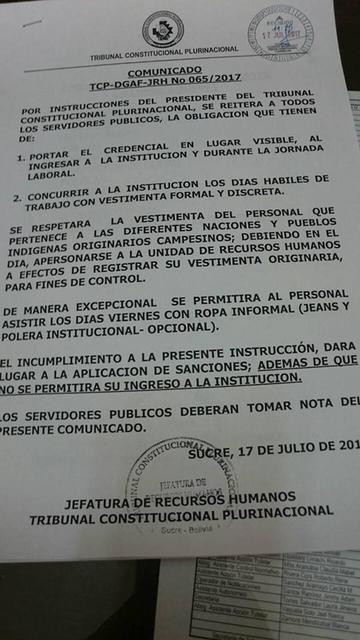 Instructivo del TCP sobre uso de ropa “discreta” desata polémica