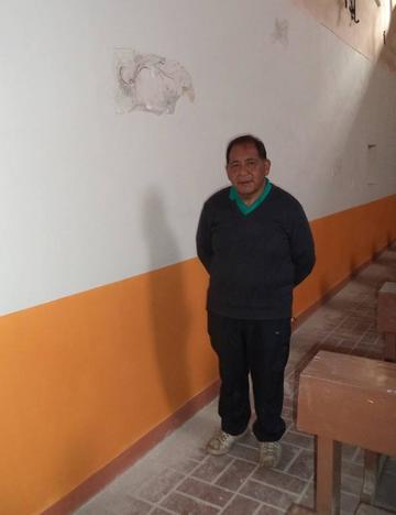 Gustavo Rivero quiere darle más belleza con las pinturas murales.