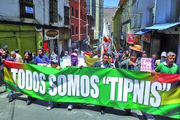 Los indígenas salen en defensa de la intangibilidad del Tipnis