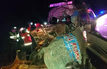 Colisión mortal causa un muerto y seis personas heridas en Potosí