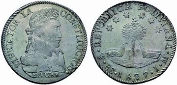 Primeras monedas bolivianas