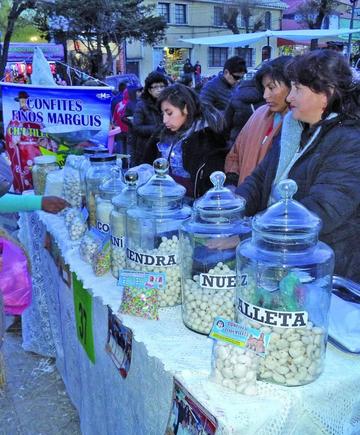 Los sabrosos confites llegaron al paladar de la gente.