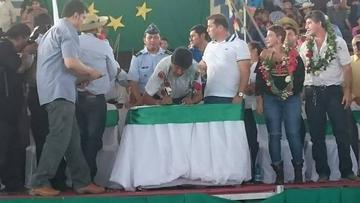 Evo Morales promulga Ley 266 y le quita la intangibilidad al Tipnis