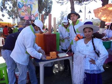 Los tocinillos más grandes se ofrecieron ayer.