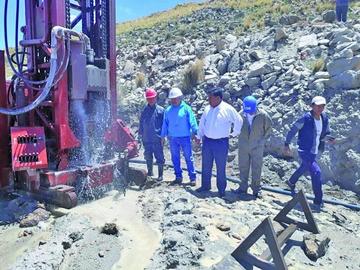 Los dos pozos activos se encuentran en la zona de Puitucani.