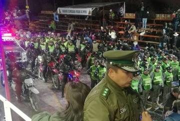 La Policía reporta que hubo dos casos aislados a Ch'utillos 2017 