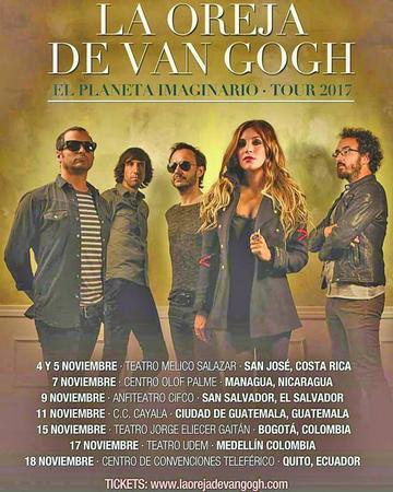 Oreja de Van Gogh dará un concierto en Guatemala