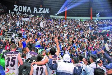 El festejo de la hinchada