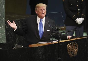 El presidente pronuncia un discurso durante la Asamblea General de la ONU.