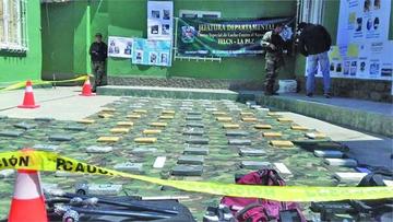 La Paz: en la última semana incautaron 97 kilos de droga