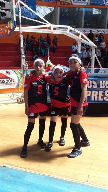Las jugadores del equipo de Vicente Bernedo.