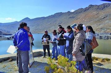La visita a las lagunas coloniales.