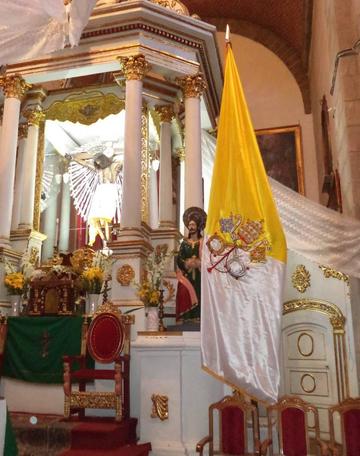 BEl símbolo del Vaticano con todos los detalles.