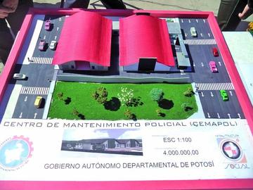 Esta es la maqueta que se presentó ayer.
