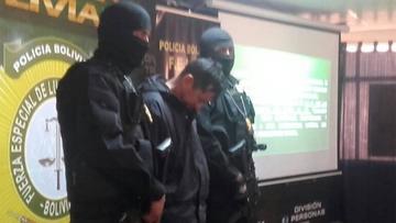 El sospechoso fue presentado a la prensa.