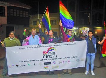 Represententes de la coalición.