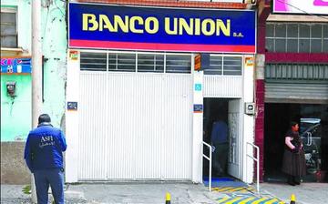Desfalcador del Banco Unión fue delatado por su guardaespaldas