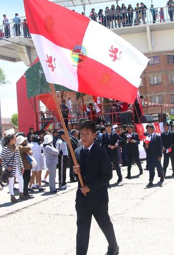 Celebran el Día de la Bandera Potosina