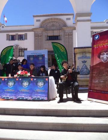 El charanguista Cristóbal Corso animó la fiesta.