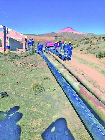Empresa desacelera obras de aducción de La Palca hacia Potosí