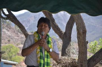 El presidente Evo Morales Ayma.