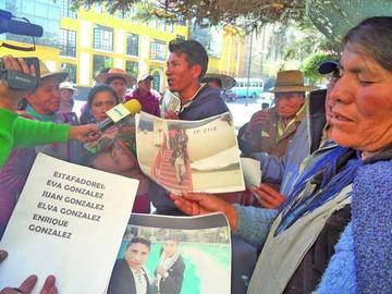 Las víctimas mostraron las fotografías de los acusados.