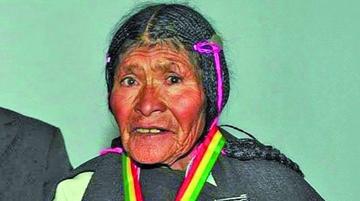 Hallan en Oruro a Sebastiana Kespi