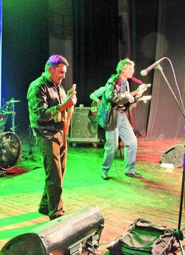 Un momento del concierto de Daniel Vallejo.