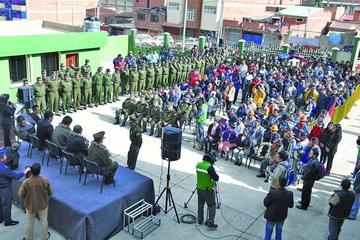 El acto principal se llevó a cabo en el Distrito 8.