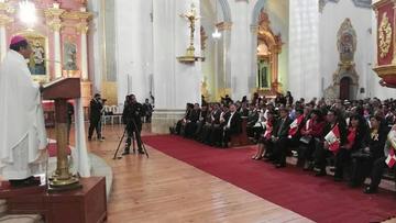 El tedeum se llevó a cabo en la Santa Basílica Catedral.