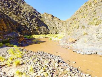 Las aguas que servirán para paliar la crisis que se vive en la ciudad de Potosí.