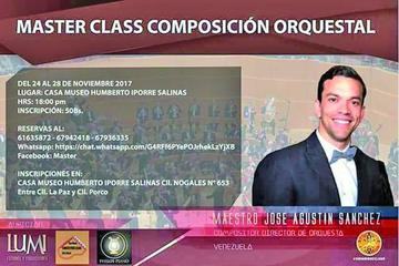 Músico venezolano hablará de composición orquestal