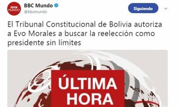 Uno de los medios internacionales reflejaron la noticia.